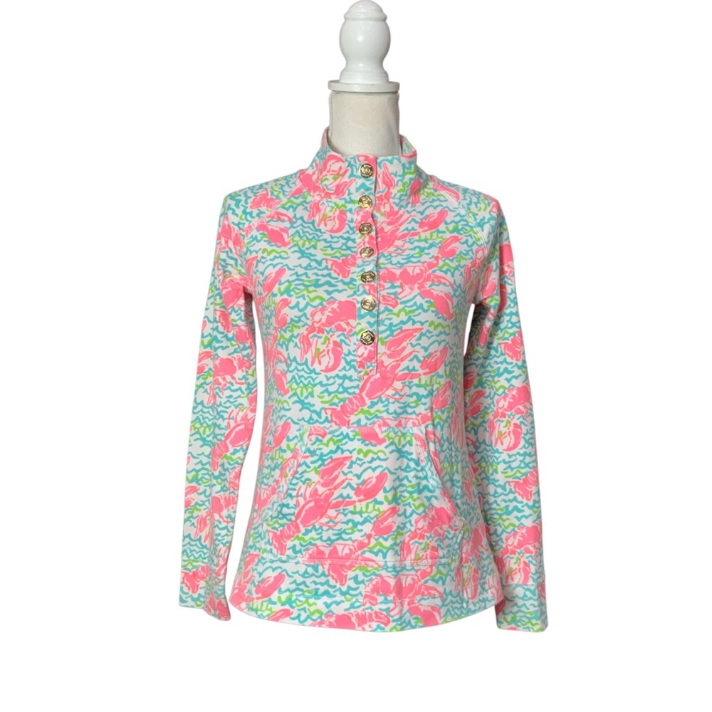 Make a Splash with the Lilly Pulitzer "Lobstah Roll" Captain Popover! Size XS